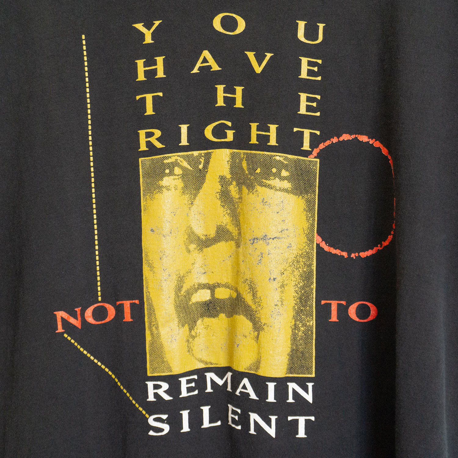 ACLU T-shirt, Front Close-up