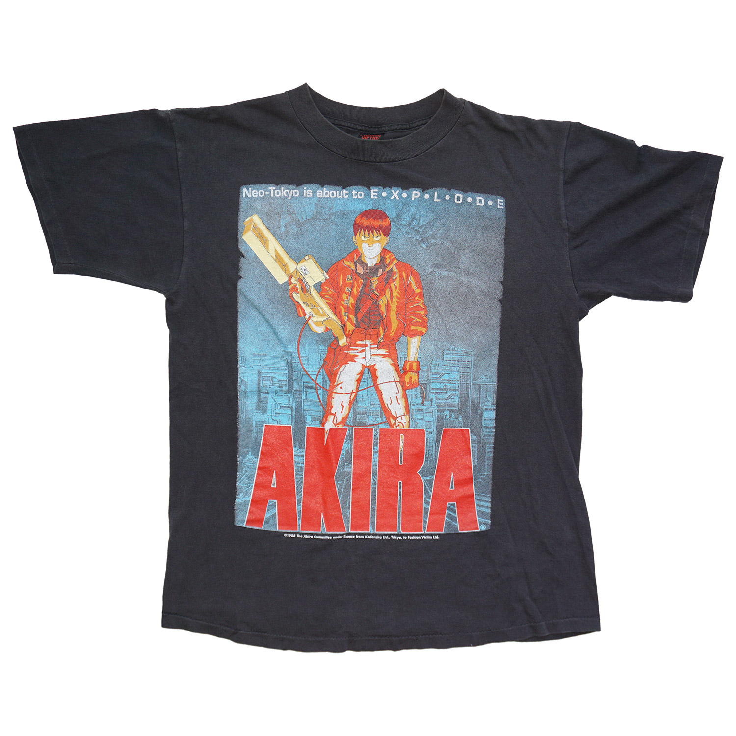 Vintage Akira T-shirt, Kaneda Fashion Victim | Black Shirts World