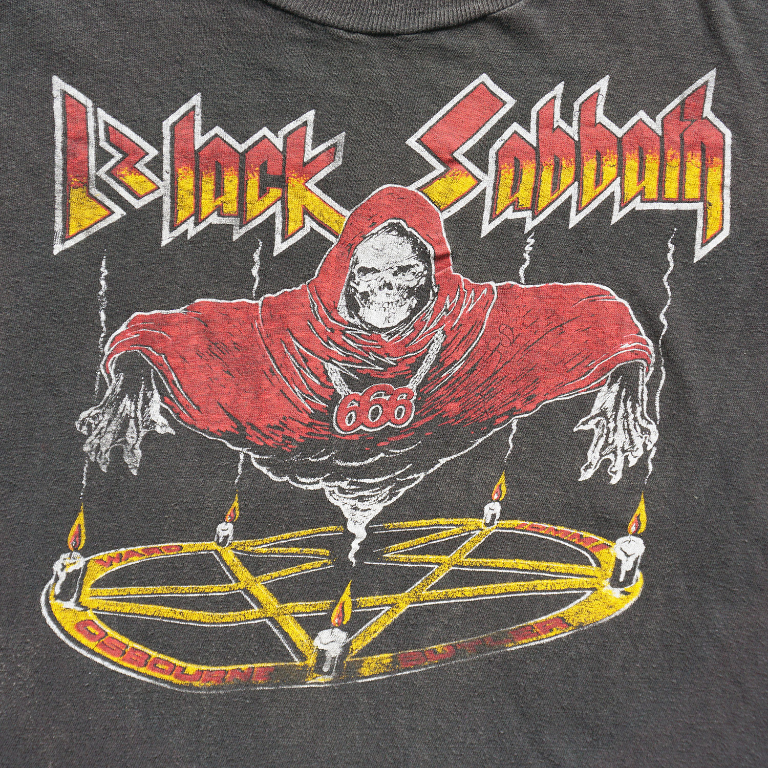Vintage Black Sabbath 1978 World | T-shirt, Tour Black Shirts