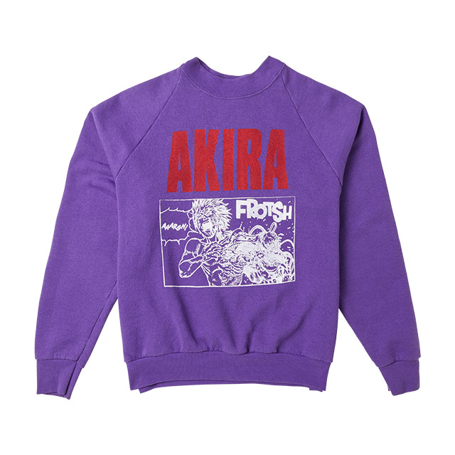 Vintage Akira Movie Purple Bootleg Sweatshirt, Front