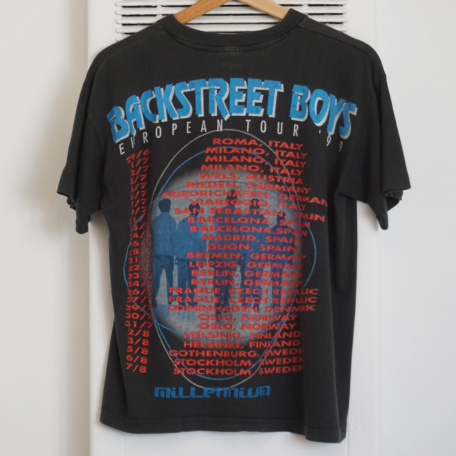 Vintage Backstreet Boys T-shirt, Back