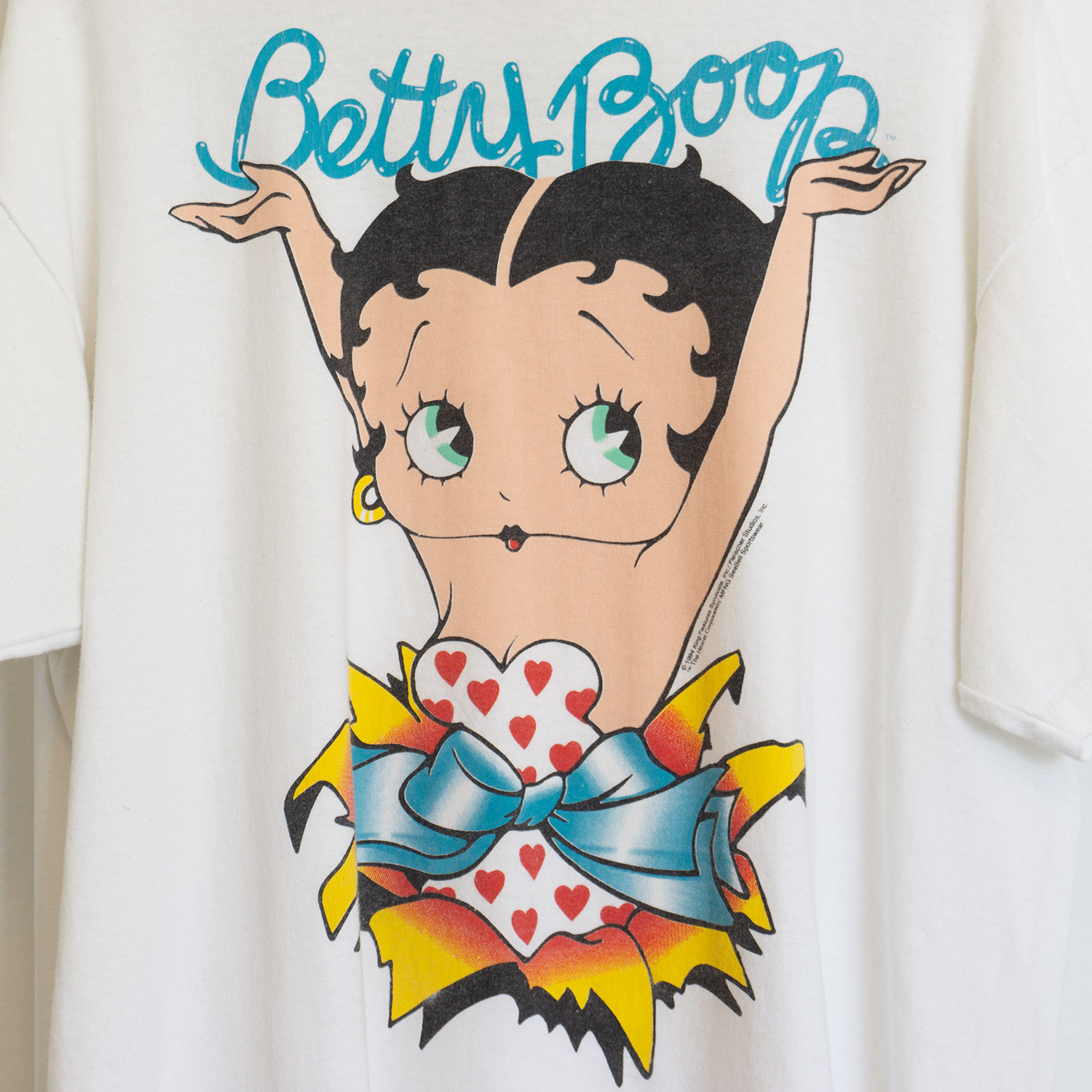 Vintage Betty Boop T-shirt, Close-up