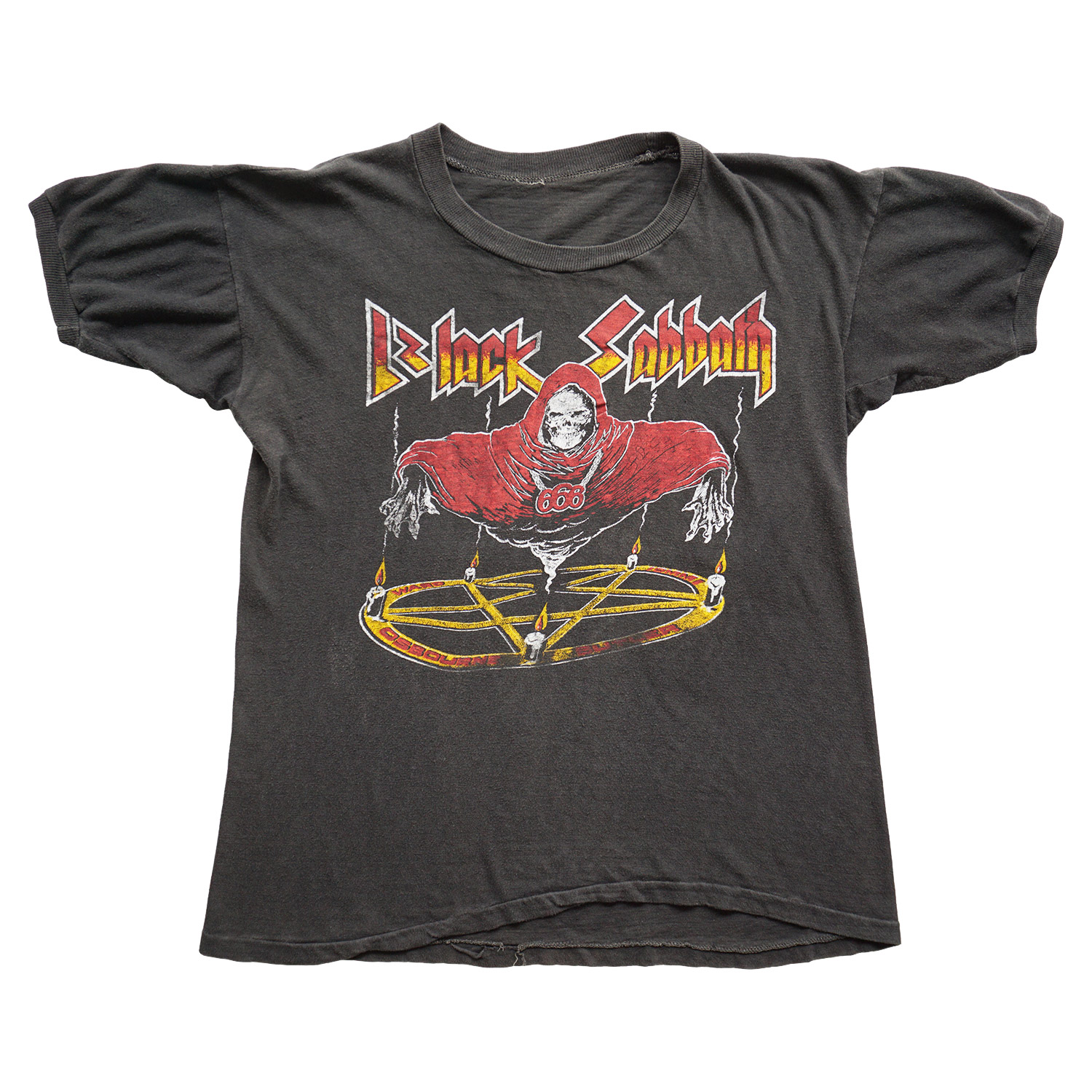 Vintage 1978 Black Sabbath US Tour T-shirt, Front