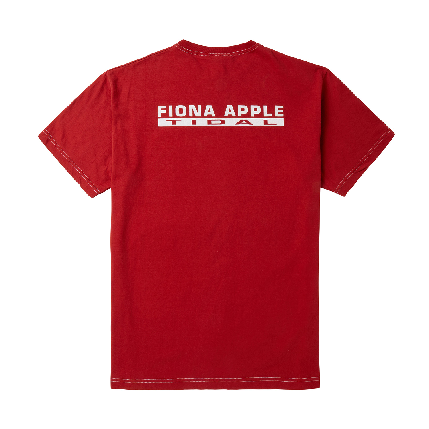 Vintage Fiona Apple Tidal Red T-shirt, Back