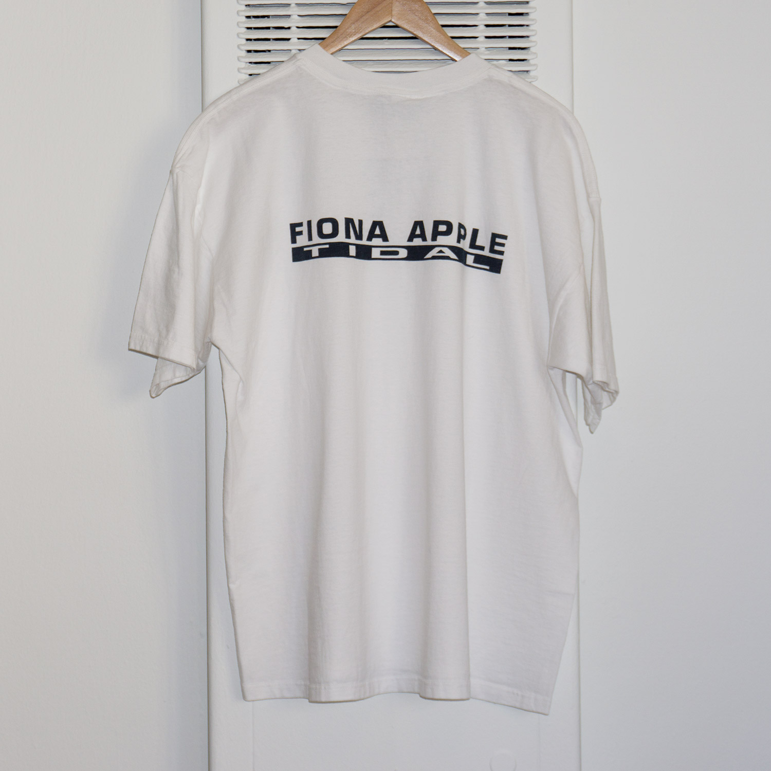 Vintage Fiona Apple Tidal White T-shirt, Back