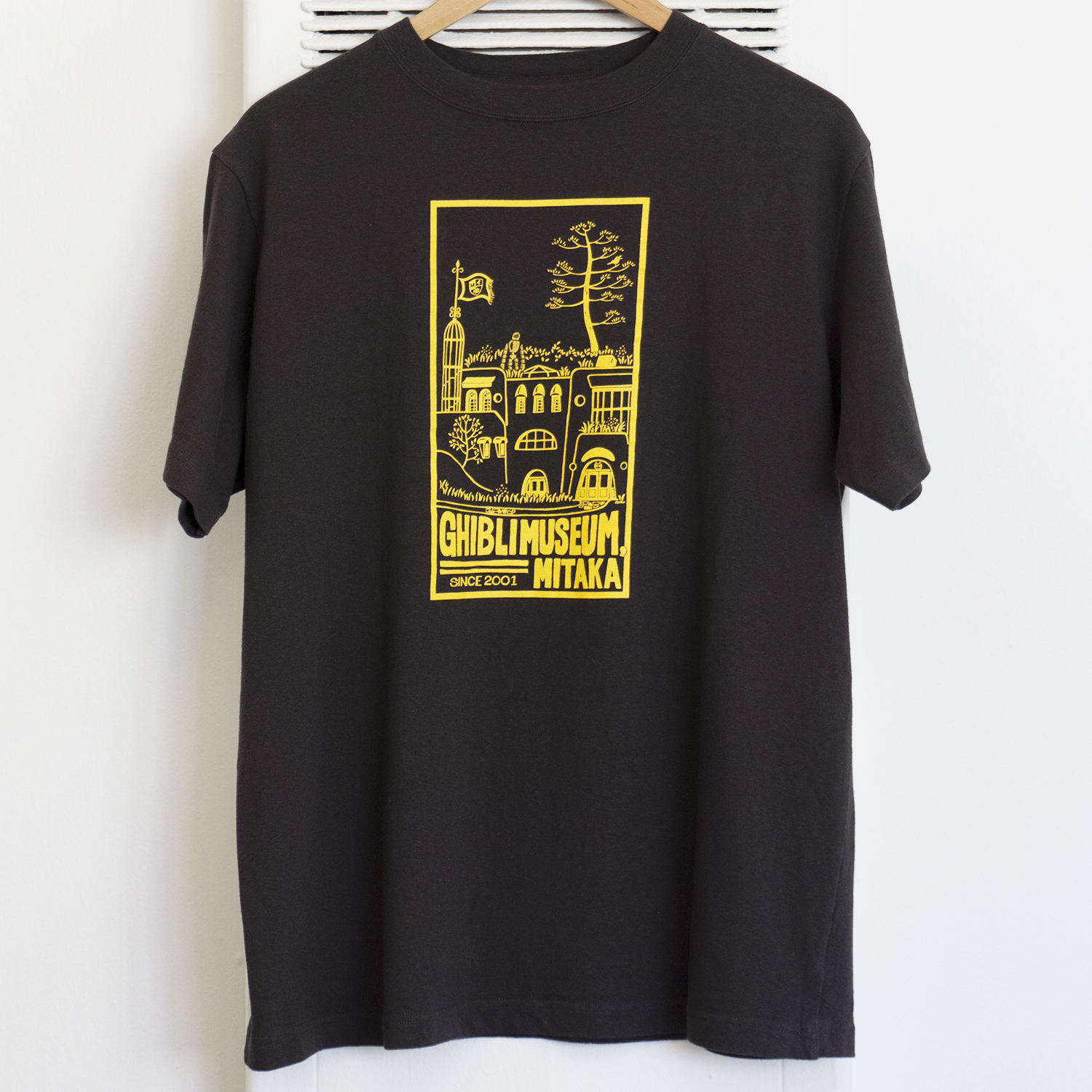Studio Ghibli Museum T-shirt, Brown, Front
