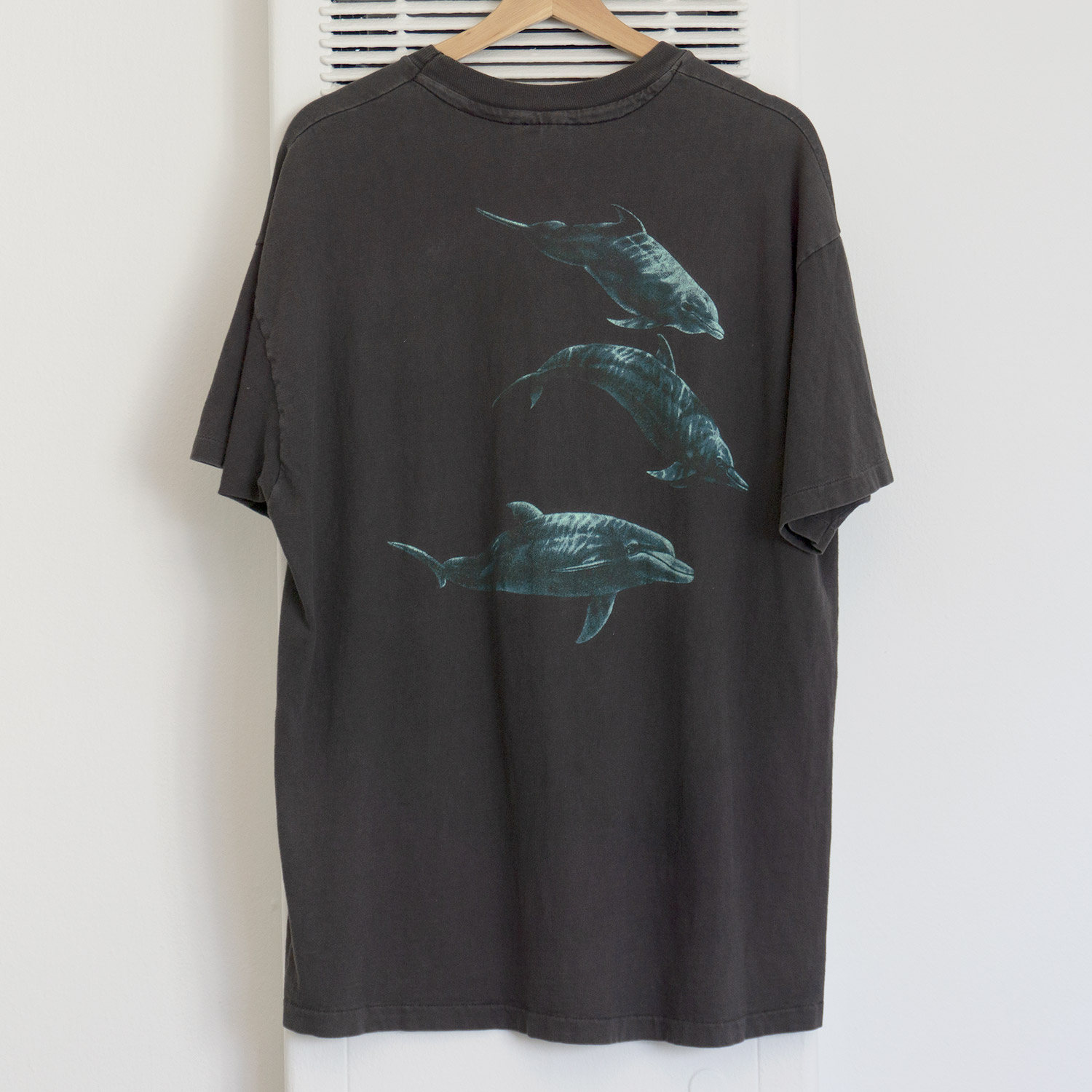Vintage Greenpeace Dolphins T-shirt, Back