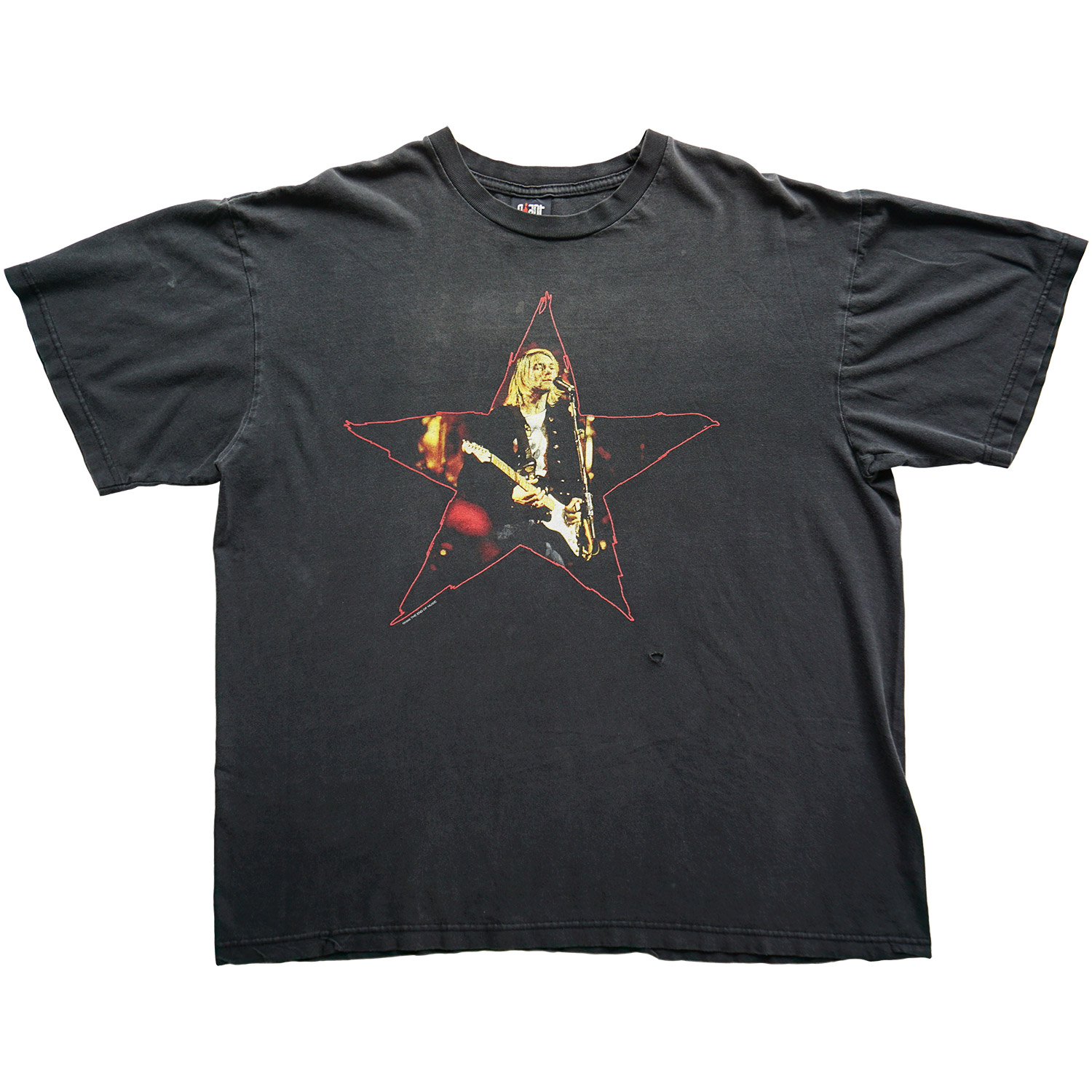 Vintage Kurt Cobain Live and Loud T-shirt, Front