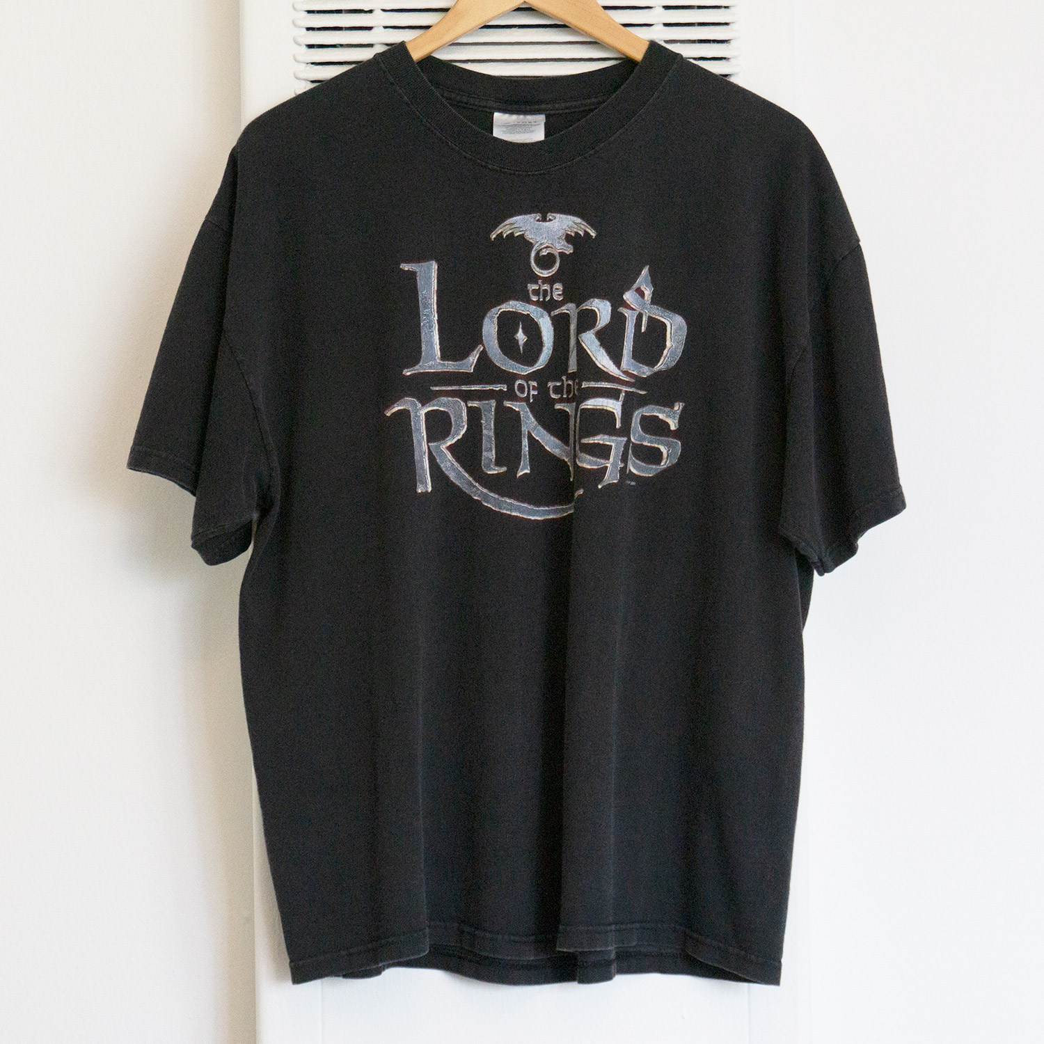 Vintage Lord of the Rings: The Fellowship of the Ring Faded Movie T-shirt, Front