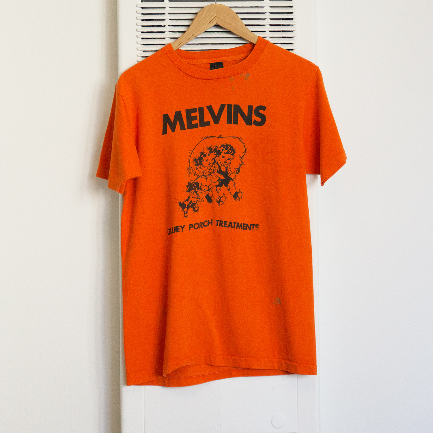 Vintage Melvins Gluey Porch Treatment T-shirt, Front