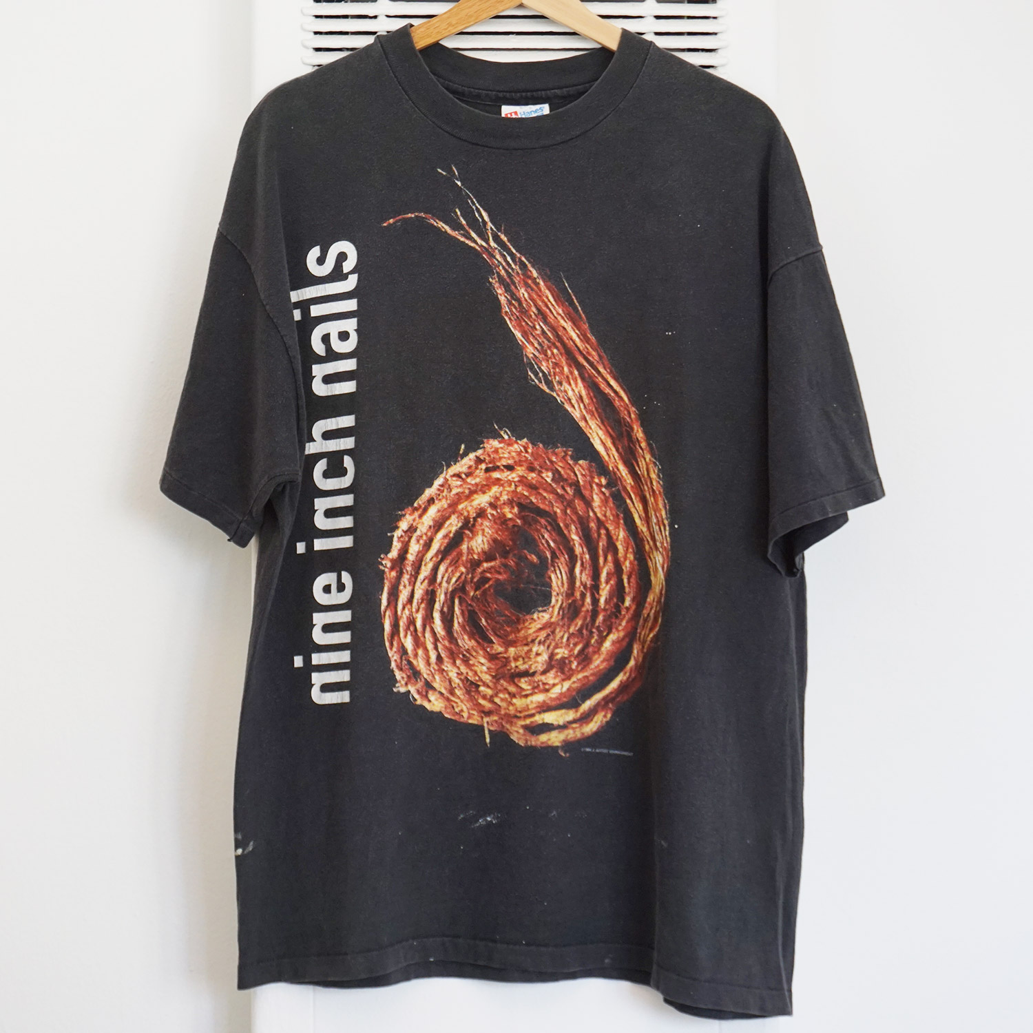 Vintage Nine Inch Nails Further Down the Spiral T-shirt, Front