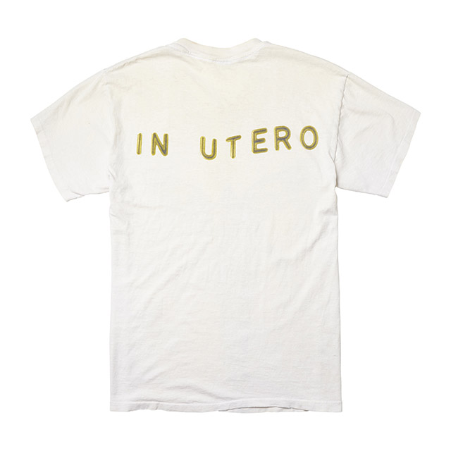 Vintage Nirvana In Utero T-shirt without a Neck Tag, Back