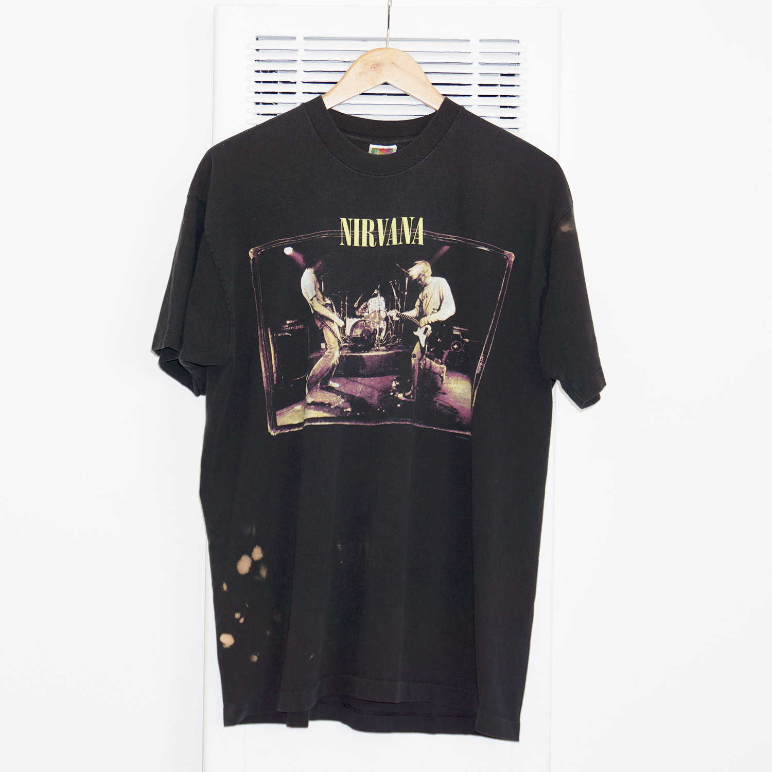 Vintage Nirvana From the Muddy Banks of the Wishkah T-shirt, Front