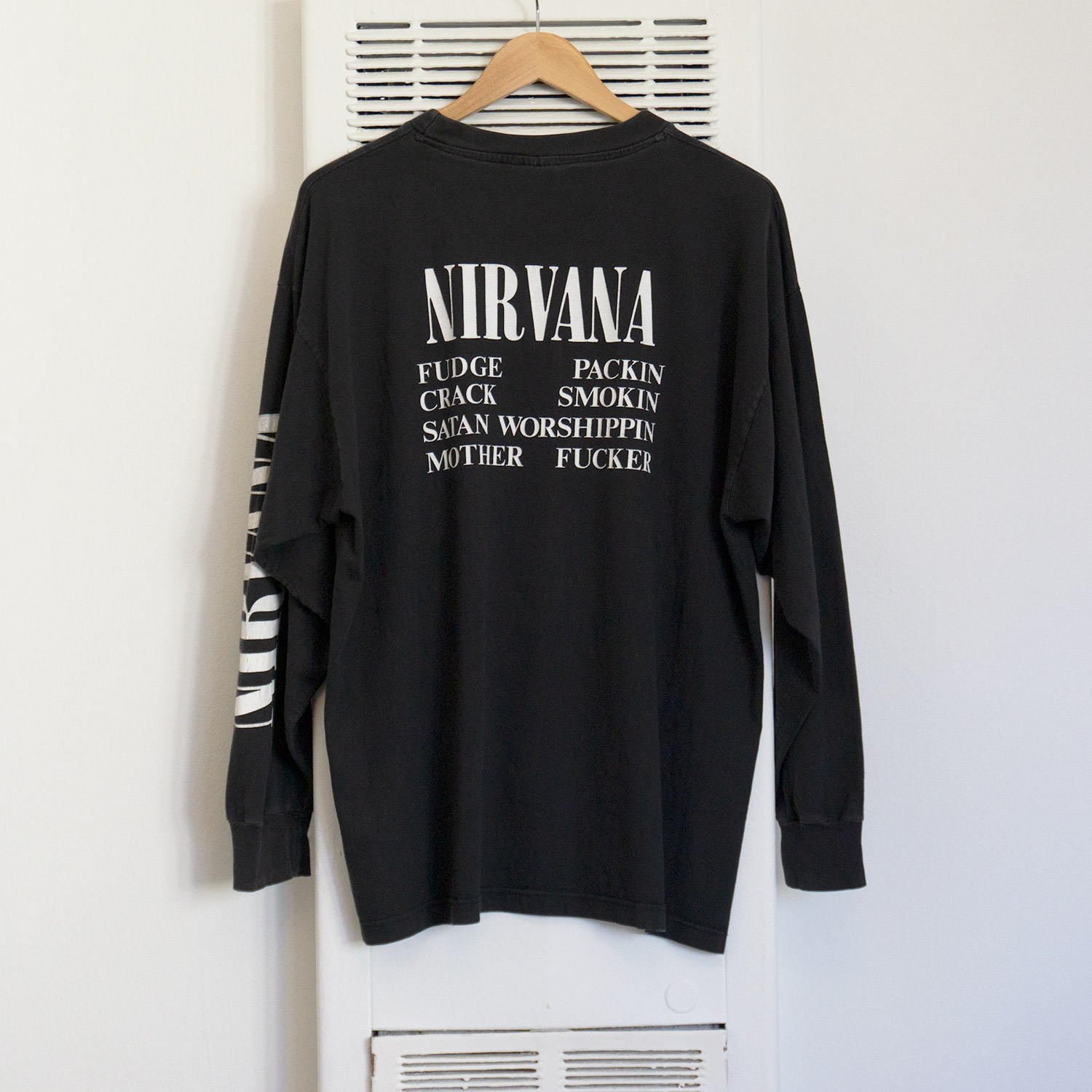Vintage Nirvana Vestibule Long Sleeve T-shirt, Back