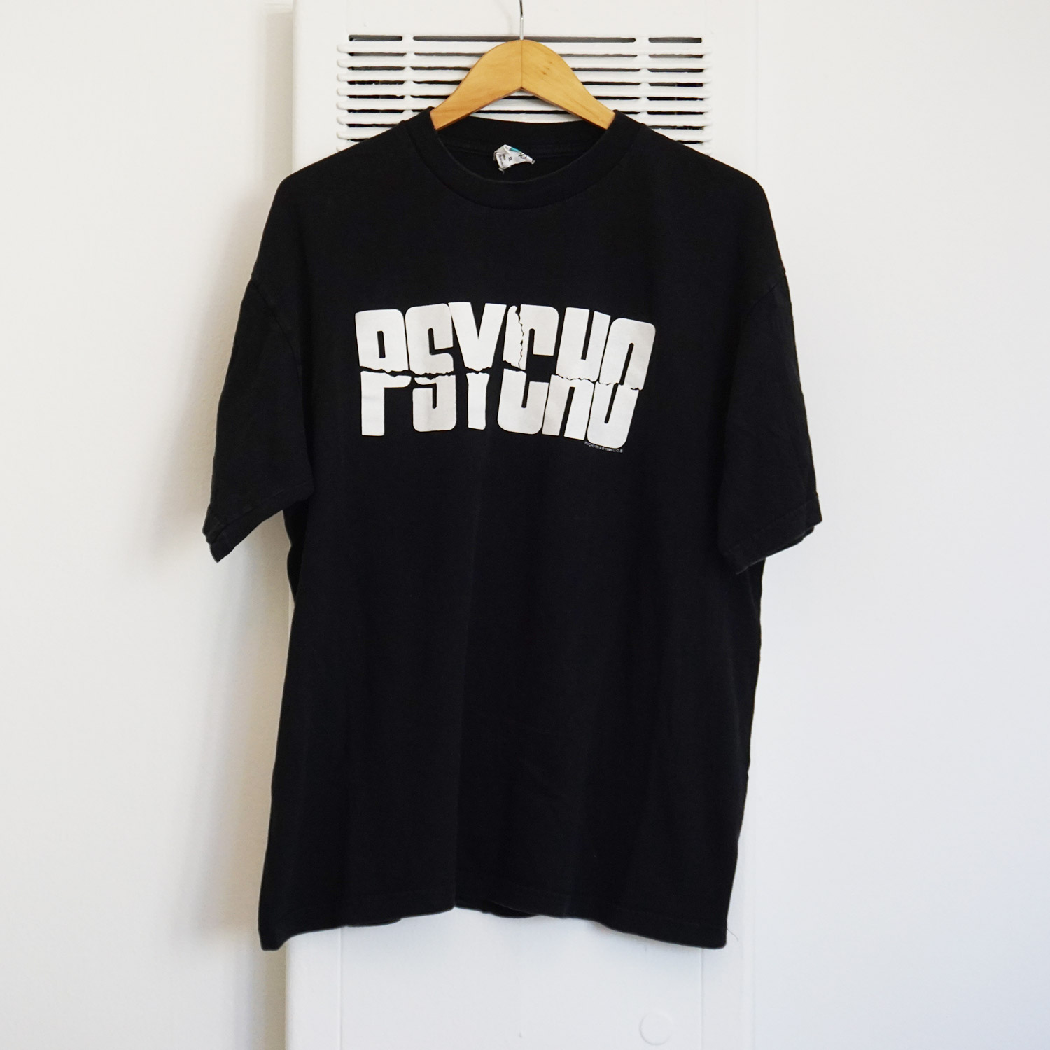Vintage Psycho Movie T-shirt, Front