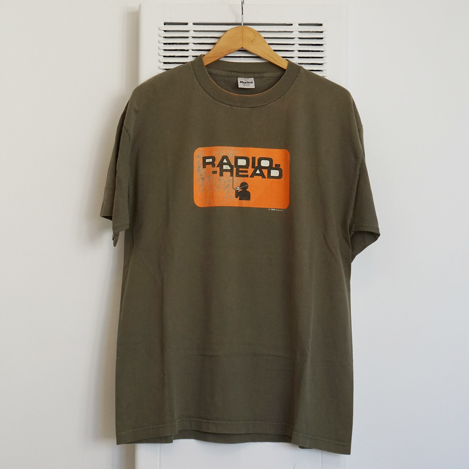 Vintage Radiohead No Firing T-shirt, Front