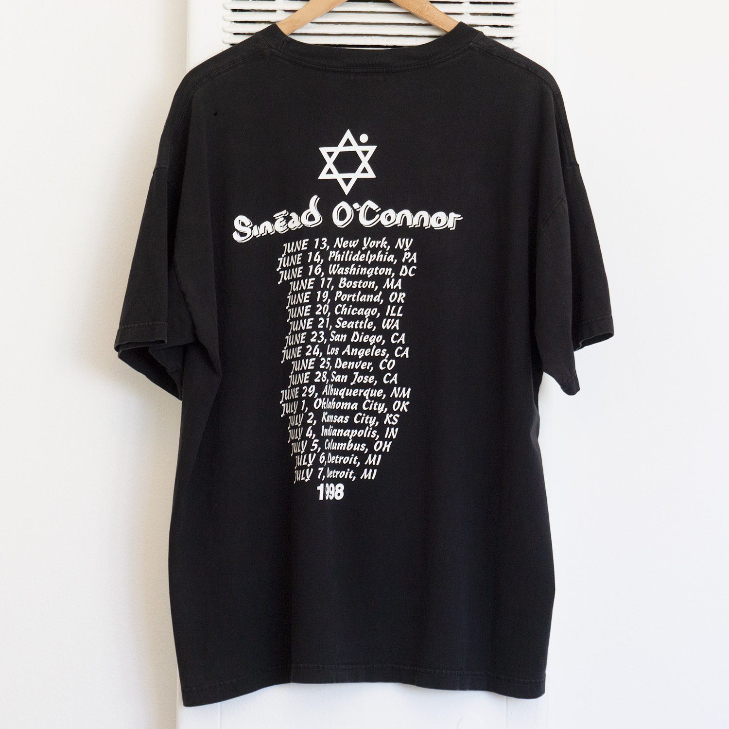 Vintage Sinéad O'Connor T-shirt, Back