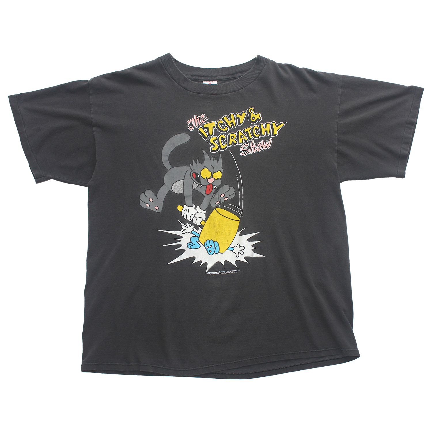 Vintage The Itchy & Scratchy Show T-shirt, Front