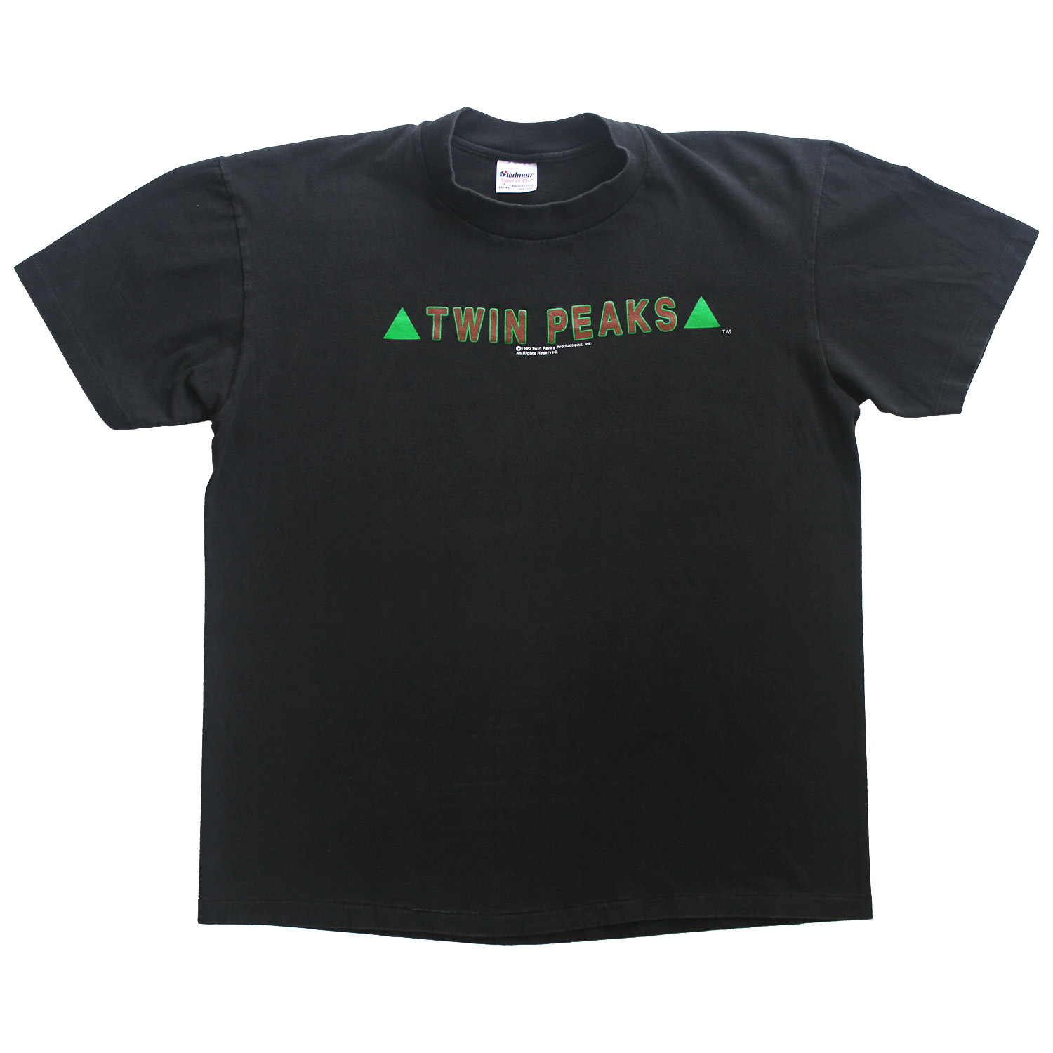 Vintage Twin Peaks Logo T-shirt, Front