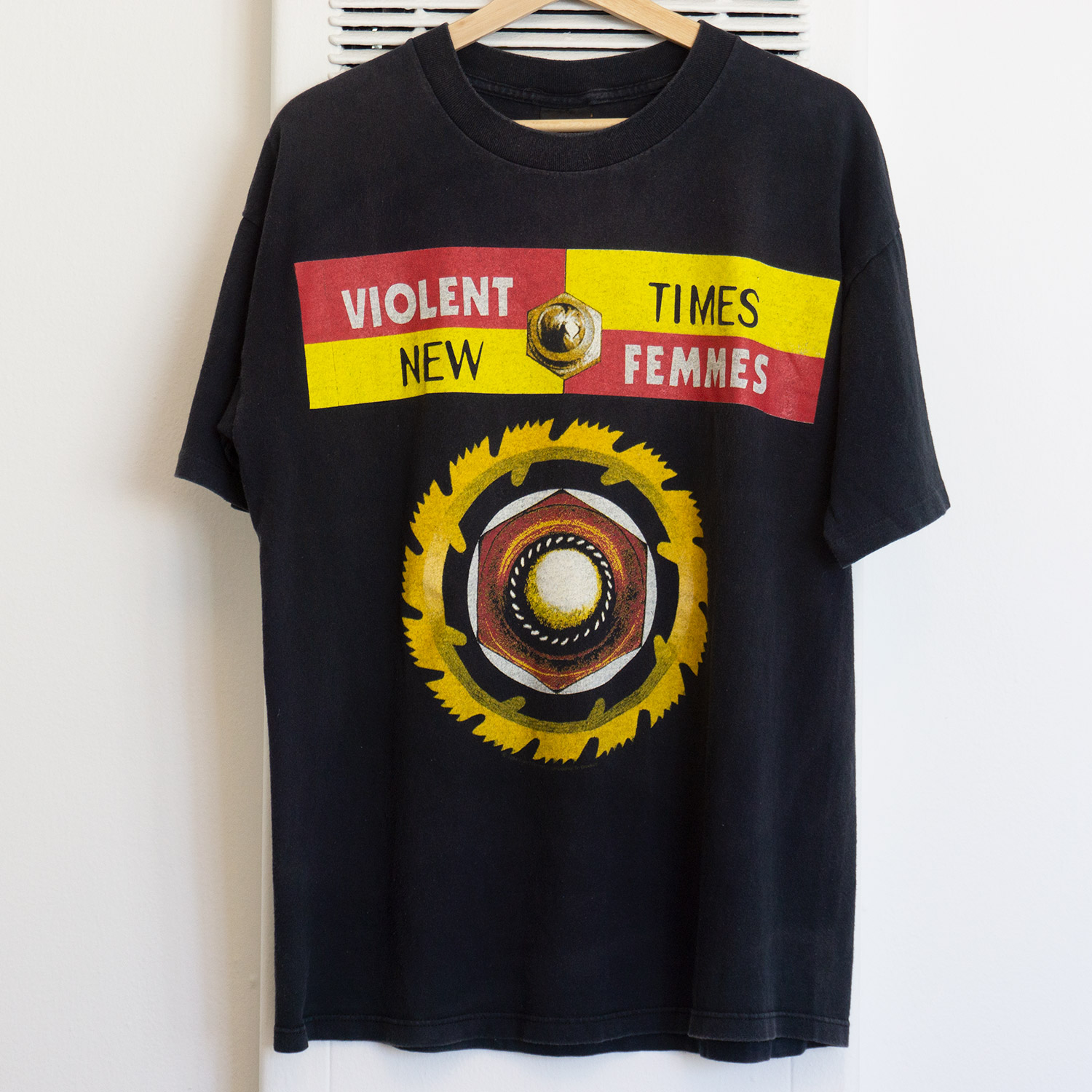 Vintage Violent Femmes New Times Album T-shirt, Front